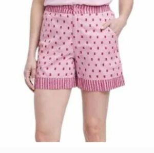 Knox Rose Pink Crepe Shorts NWT Sz 1X
